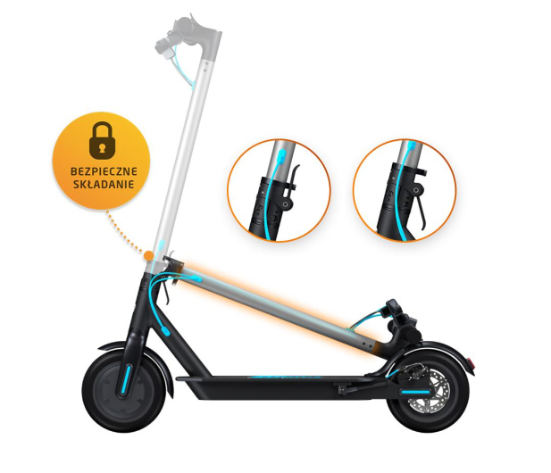 Motus Scooty 8.5 turkusowa 350W - 569875 - zdjęcie 6
